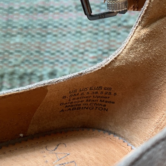 Franco by Franco Sarto Grey Suede Heels 8.5 - Picture 6 of 6